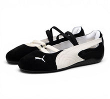 Puma ballet black and white