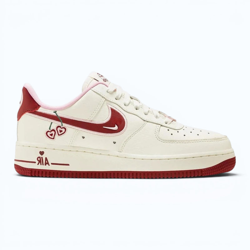 Nike Air Force 1 Low '07 – Valentine's Day Cherry Embroidery