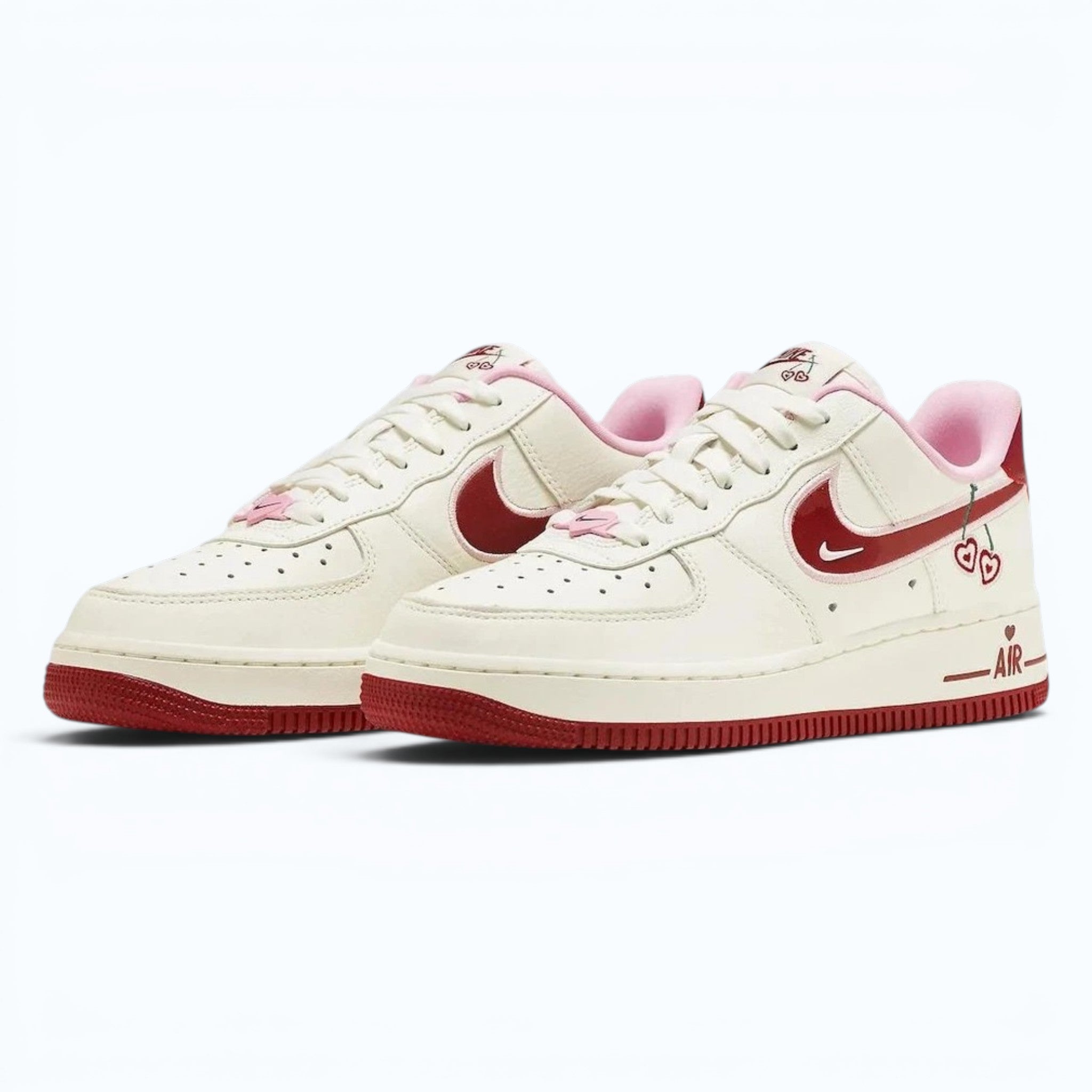 Nike Air Force 1 Low '07 – Valentine's Day Cherry Embroidery