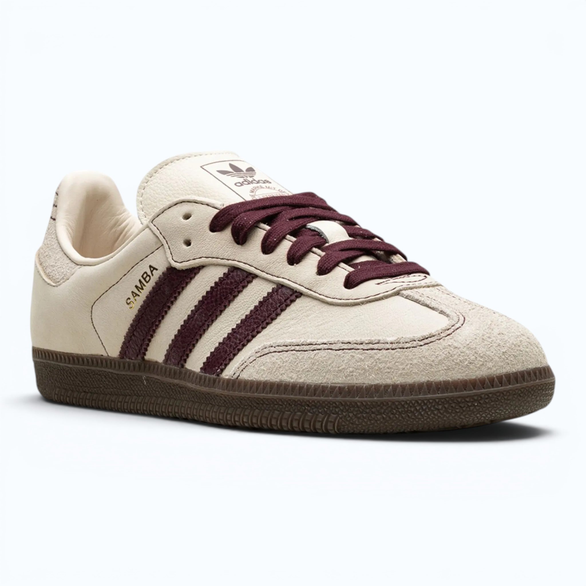 Adidas Samba OG Wonder White & Maroon